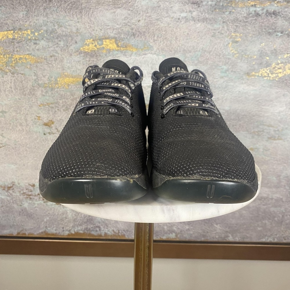 NOBULL Shoes Mens Size 8 Black Trainer CrossFit Games Sneakers Low Top Athletic - Picture 3 of 10